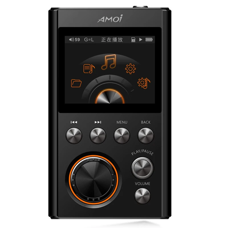 

AMOI X10 MP3 Player Upgraded Version HIFI Lossless DSD Music Player MP3 Sports Walkman