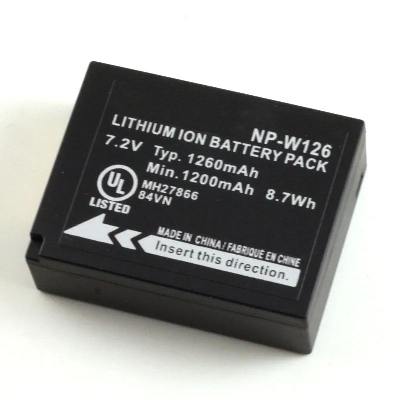 

NP-W126 Battery W126 Batteries For Fujifilm X-E1 XE1 X-E2 XE2 X-A1 X-M1 X-M2 X-T1 XT1 X-Pro1 XPro1 HS33 HS30 HS50 EXR