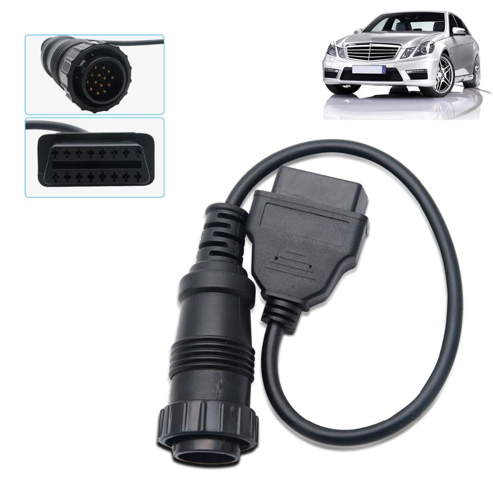 

FOR Mercedes Benz Sprinter LT Van 14Pin to 16Pin OBD2 Adaptor Cable