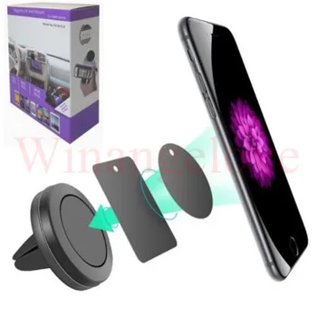 

360 Rotation Universal Cell Phone Magnetic Car Air Vent Mount Holders Swivel Head for iPhone and Android Smartphones GPS
