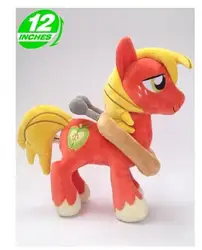 Милые плюшевые красный конь игрушка мягкая кукла лошади большой Macintosh плюшевые игрушки куклы подарок игрушки около 32 см