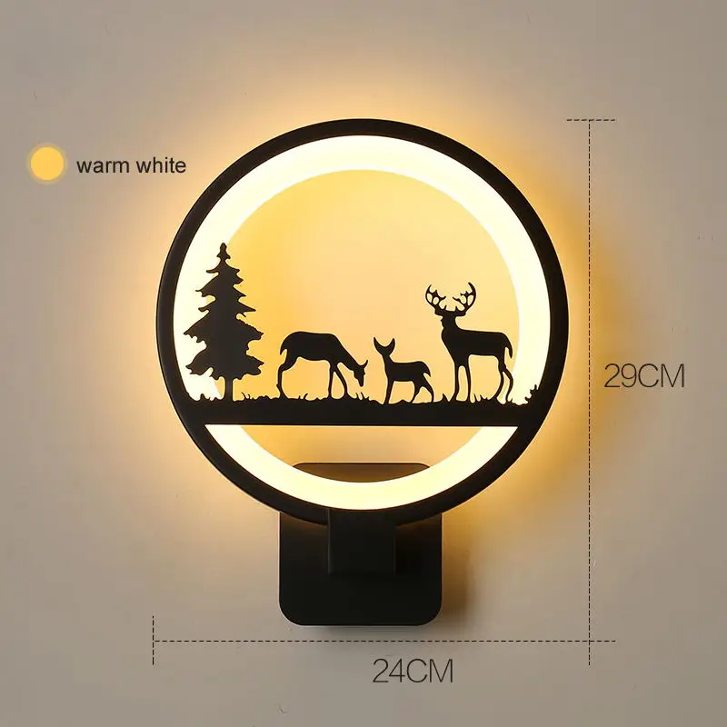 LED Wall Lamps wall mounted Modern Simple European Style Bedroom Bedside Reading Lamp Living Room Foyer Lighting AC90-260V - Цвет абажура: B warm white