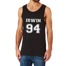 Loo Show, летние мужские топы на бретельках с черным верхом для тренировок, Эштон Ирвин