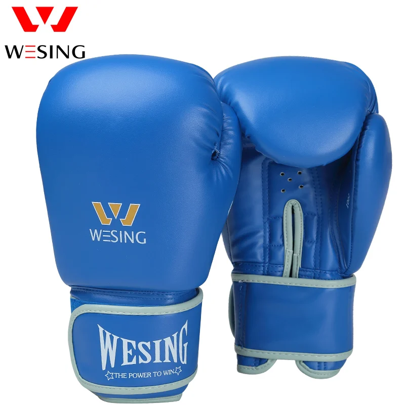 Боксерские перчатки Wesing мужские тренировочные Sanda luvas Muay Thai кожаные боксерские box