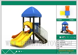 Экспортируется в Чили детский сад, детская площадка с двумя двойной слайды HZ-20403