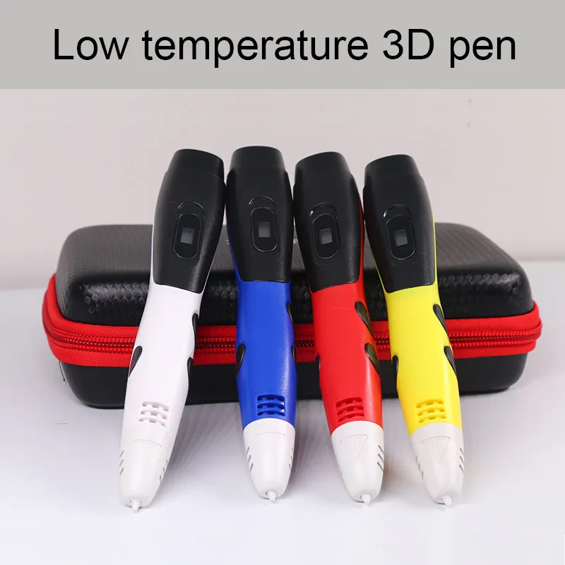 Низкотемпературная 3D Ручка 3d принтер Ручка безопасная легко носить с собой Рисование инструменты для рисования лучший рождественский подарок с красивой сумкой