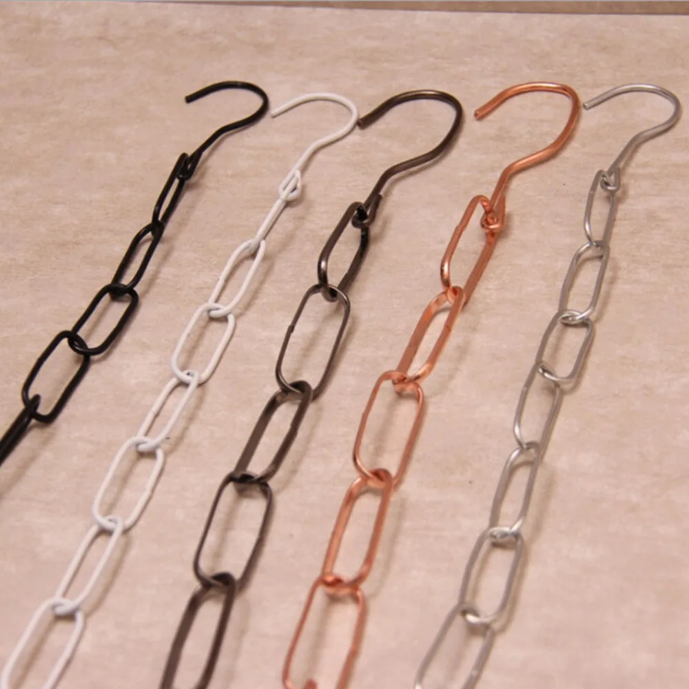 

High Quality Multiple Clothes Metal Hanging Chain With Hook Apparel Shop Multi Coat Hangers Display Rings Clothing Ropa Colgada