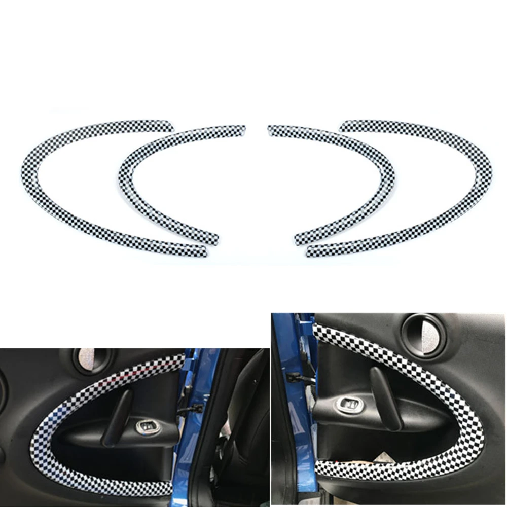4 шт./компл. для Mini Cooper Countryman R60 2011-2016 внутренняя отделка двери комплект наклейка