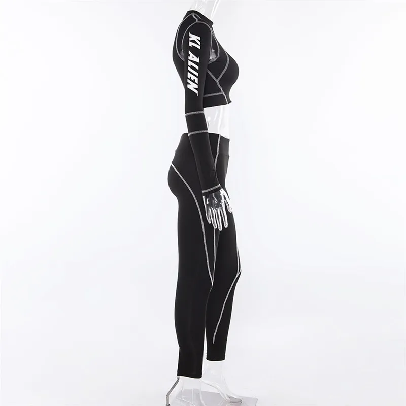 Женский спортивный костюм с принтом, комплект для фитнеса, тонкие леггинсы, дышащий комплект для йоги, 2 предмета, Спортивная футболка на молнии, спортивные штаны, спортивный костюм