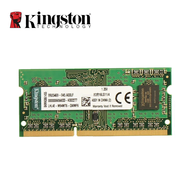 Memoria ОПЕРАТИВНОЙ ПАМЯТИ DDR3L 8 ГБ 4 2 Оригинальный Kingston 1600 МГц Intel Оперативной Памяти