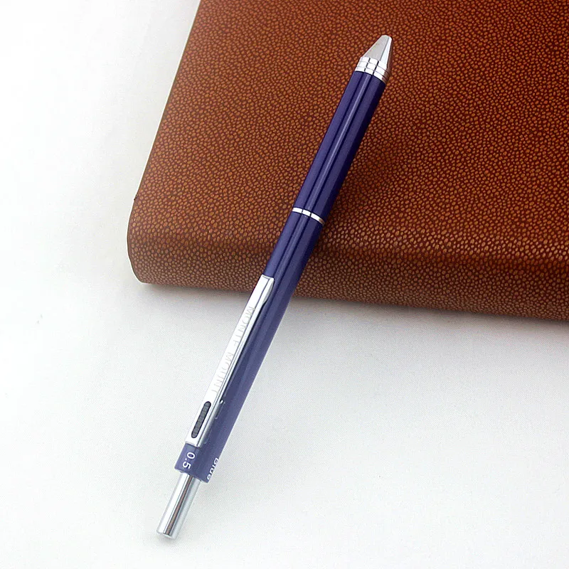 1 шт. 4 цвета новая многофункциональная шариковая ручка 0,5 мм карандаш металлический Подарочный инструмент школьные офисные канцелярские ручки