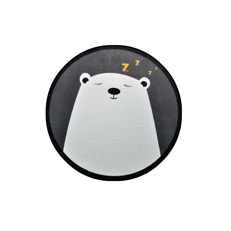 Cute Owl Bear Carpet Kids Room Modern Soft Round Carpet Computer Chair Round Rug Fashion Rugs For Bedroom Tent Floor Mat R602 Cute Owl Bear Carpet Kids Room Modern Soft Round Carpet Computer Chair Round Rug Fashion Rugs For Bedroom Tent Floor Mat R602