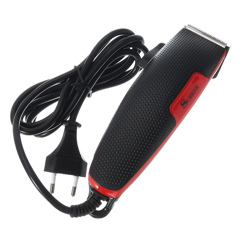 SURKER Electric Hair Clipper Trimmer Barber Styling Tools Cutting Scissors Household Comb Brush