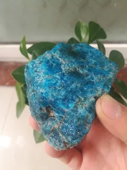 

630g Natural rare blue Apatite Crystal Point Cluster Specimen