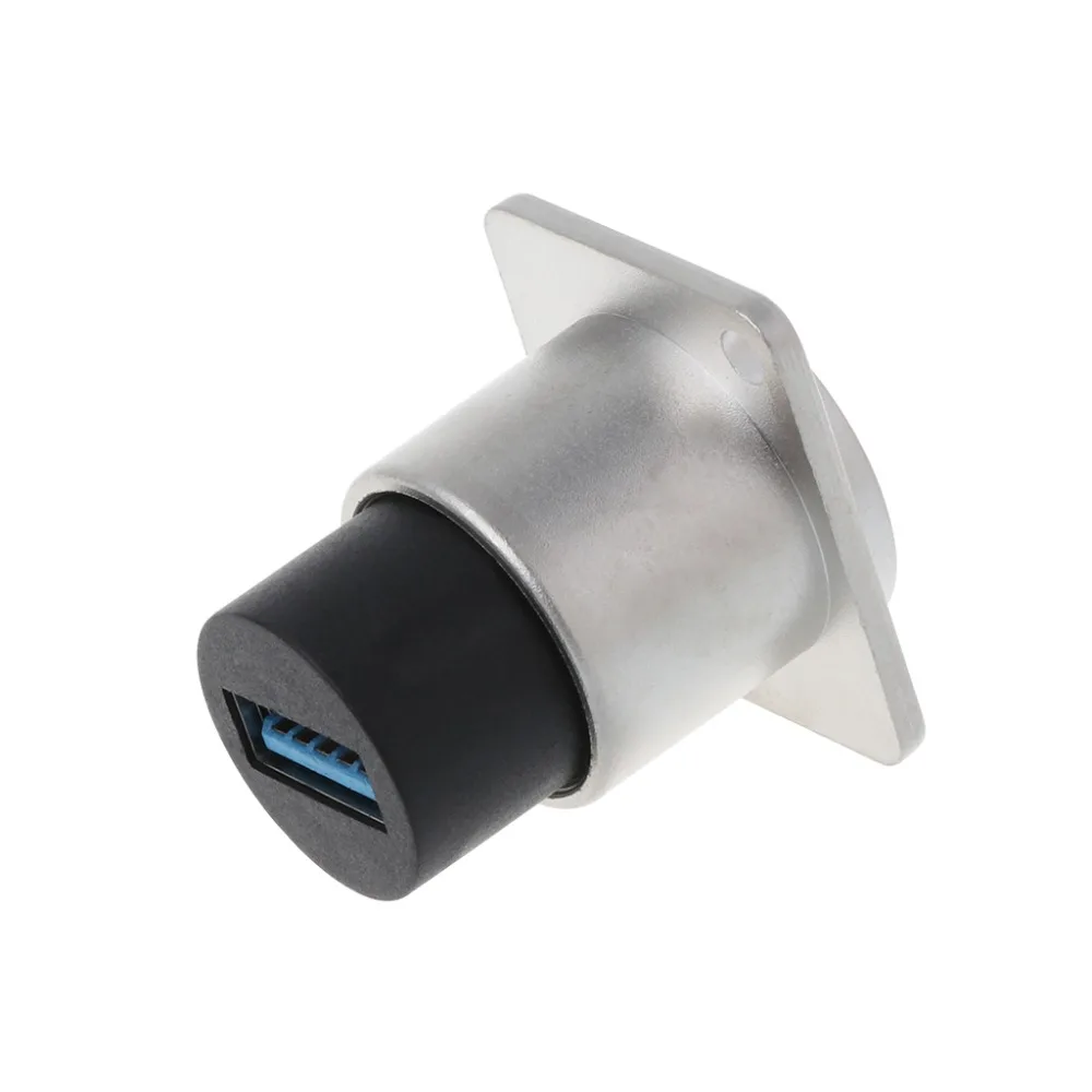 

USB 3.0 Socket Metal D type Female to Female Connector Panel Mounting Holder Adapter Support