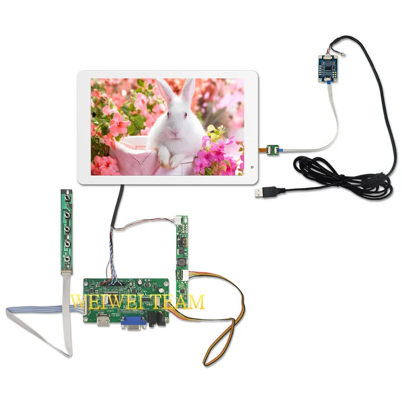 EDP 30 Pin 8.9 Inch Laptop Tablet 1920x1200 WUXGA IPS LCD Panel Touch Screen Digitizer Glass Sensor HDMI VGA Controller Board EDP 30 Pin 8.9 Inch Laptop Tablet 1920x1200 WUXGA IPS LCD Panel Touch Screen Digitizer Glass Sensor HDMI VGA Controller Board