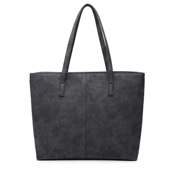

Miss Lulu 2 Pieces Women Shoulder Bags Ladies High Quality Synthetic Leather Handbags Fashion Tote Bag Purse Set Black E1769