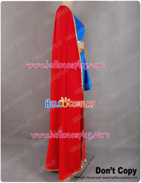  DC Comics Supergirl Super Girl Cosplay Costume Dress H008