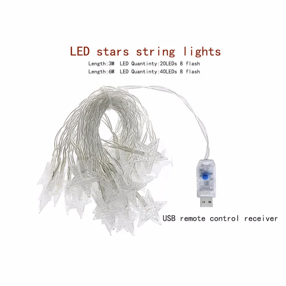 FS-LED Warm White Star String Lights Fairy Lights USB Powered Five-pointed Star String Lights for Wedding Party Bedroom Indoor FS-LED Warm White Star String Lights Fairy Lights USB Powered Five-pointed Star String Lights for Wedding Party Bedroom Indoor