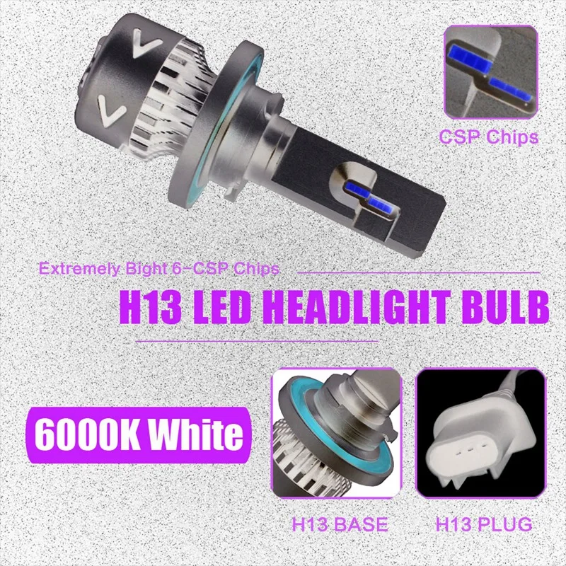 Новые продукты нового поколения автомобильные лампы Led H1 H3 H8 H9 H4 H7 H11 9012 Led 880 881 9008 H13 9004 9007 Авто светодиодные фары