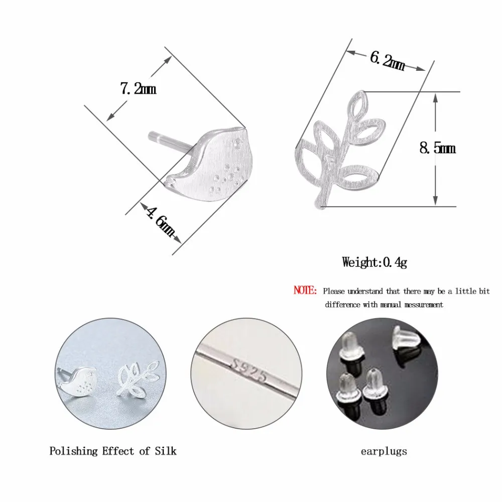 bird Stud Earring