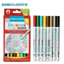 Краски ed керамические маркеры креативные DIY стекло ручная краска ed фарфоровые чашки Кружка Кисть для краски 8 цветов набор художественных маркеров ручка