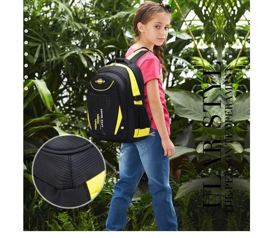 Волшебный союз детей школьные сумки для мальчиков и девочек, высокое качество для детей рюкзак в Начальная школа рюкзаки Mochila Infantil