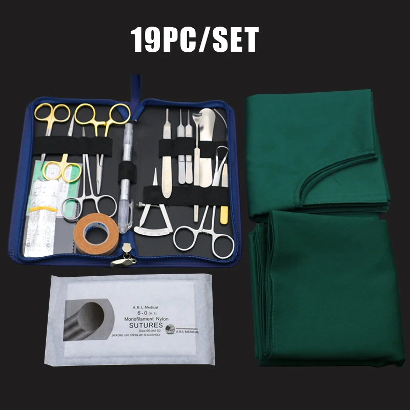 Double eyelid surgery instrument nano free trace embedding beauty plastic tool needle suture practice scissors needle 1