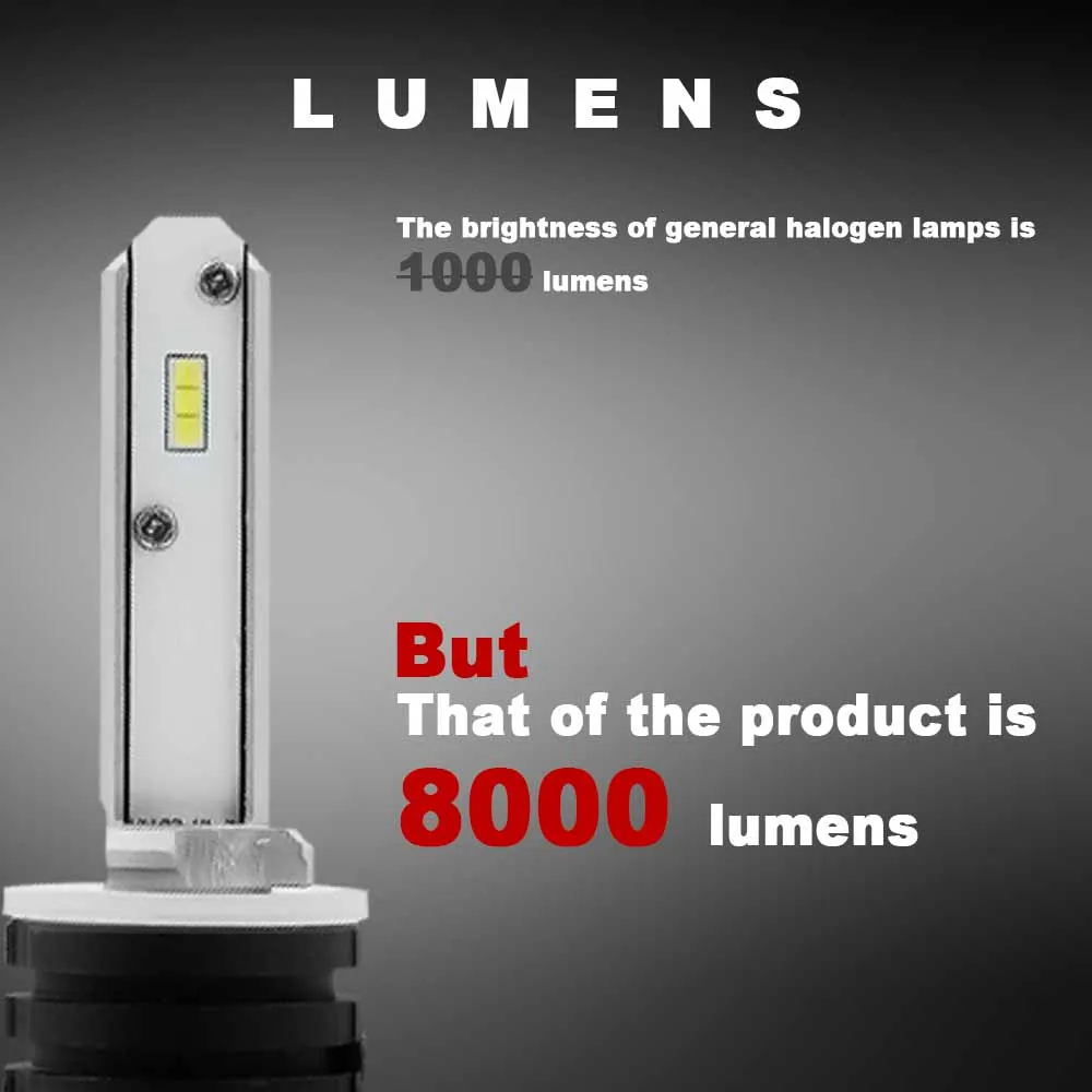 2Pcs Car Light LED H4 H1 H3 H11 H13 880 9004 9005 HB3 9006 HB4 9007 H7 LED 12V 6000K Headlight Bulbs Auto Styling Accessories 2Pcs Car Light LED H4 H1 H3 H11 H13 880 9004 9005 HB3 9006 HB4 9007 H7 LED 12V 6000K Headlight Bulbs Auto Styling Accessories