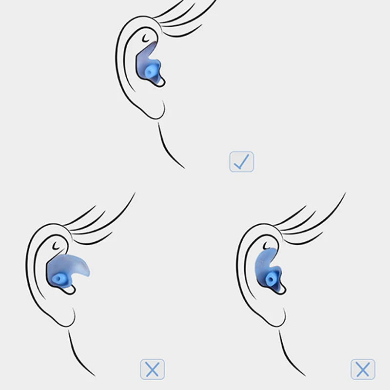 Новые водонепроницаемые беруши для плавания, профессиональные силиконовые беруши для плавания, для пловцов, для детей, мягкие, для дайвинга, анти-шум, ухо