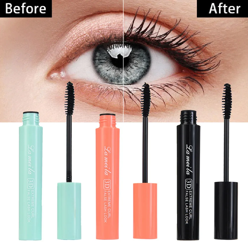 4D Silk Fiber Lash Mascara Long Black Lash Eyelash Extension Waterproof