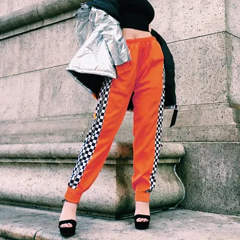 

Trousers Women Cotton Time-limited Vadim Europe And America 2020 Summer Explosion Models Women's New Side Zipper Color Matching