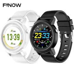Finow DK02 Смарт-часы Для мужчин Для женщин Фитнес браслет сердечного ритма трекер Smartwatch для Android IOS Спорт Смарт часы будильник