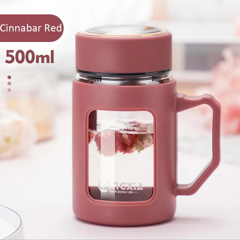 Хрустальная стеклянная бутылка для воды BPA бесплатно моя портативная напитков.