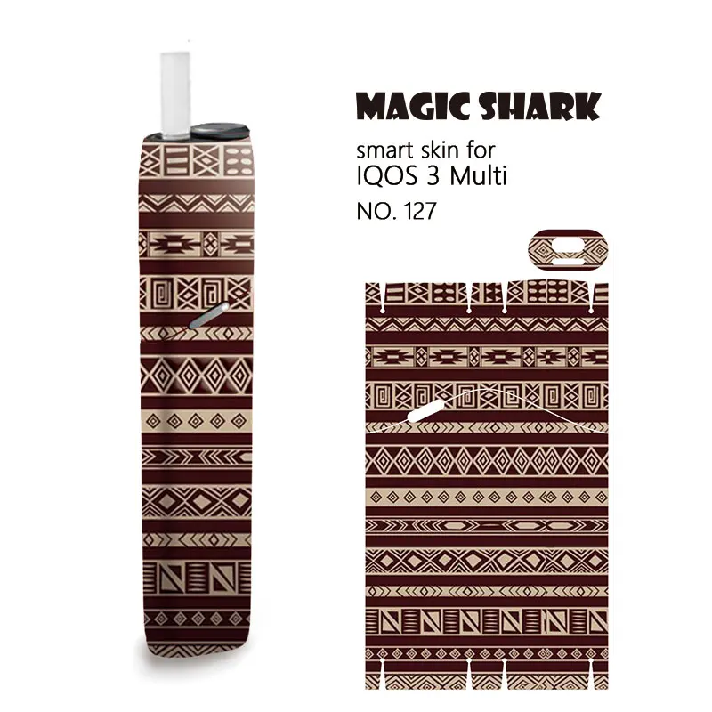Защитный чехол Magic Shark Green Leaf для электронной сигареты IQOS 3|Наклейки телефонов| |
