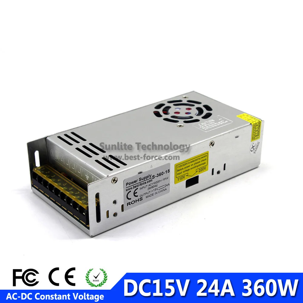 15V360W