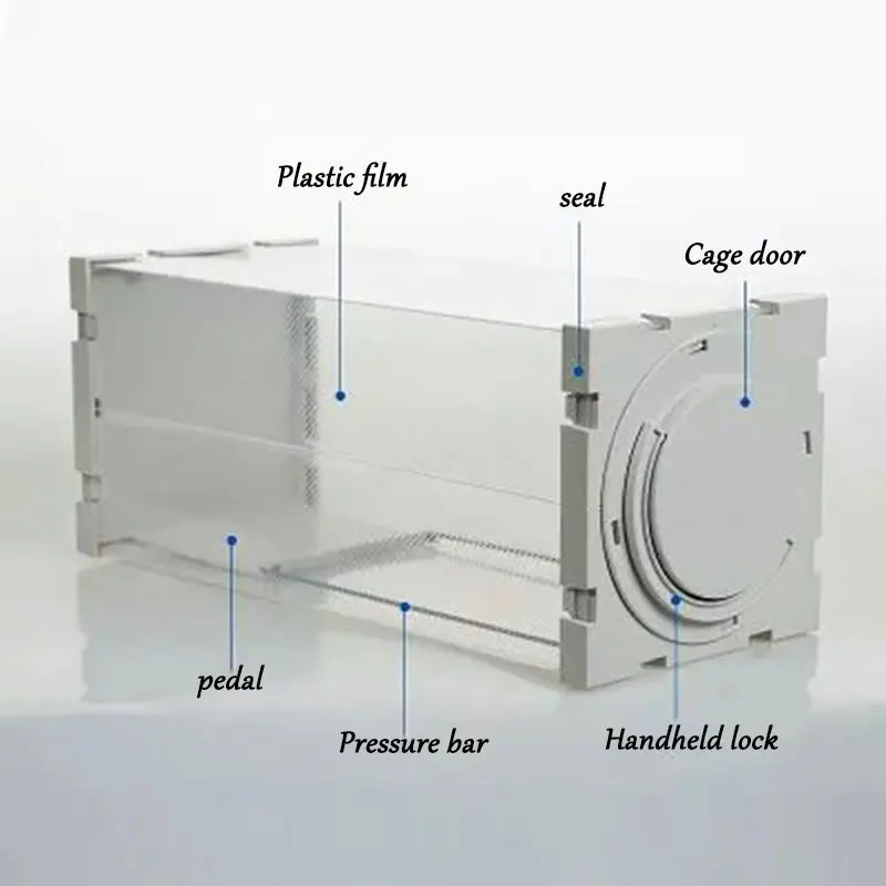 Быстрая ловля приманки Хомяк Мышь ловушка не яд ABS пластик умная мышь живая ловушка крыса ловушка маленькие животные живая клетка