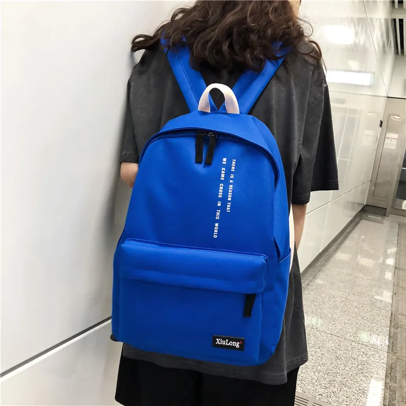 New Fashion Women Nylon Backpack Schoolbags School Backpack for Girl Teenagers Boys Children Travel Bags Rucksack Mochilas