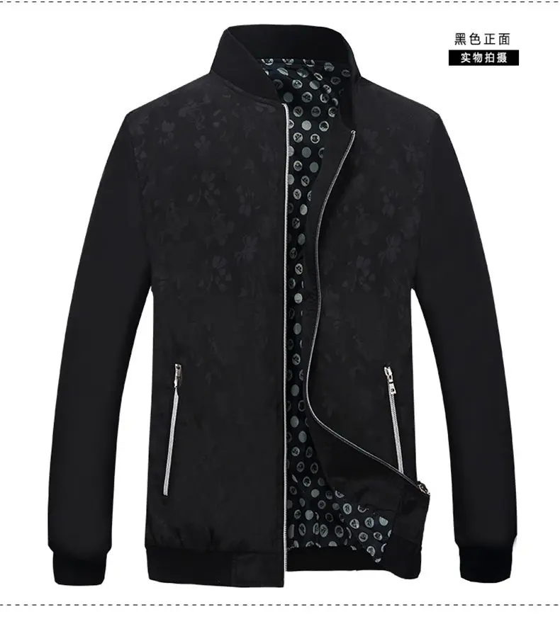 Plus Size 5XL Spring Jacket Men Summer Autumn Men jacket Coat Male Stand Collar Fashion Style Flight Jacket Chaqueta Hombre 2019 8