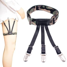 Новинка, 1 пара, мужские камуфляжные подтяжки, рубашка на подтяжках для взрослых, Эластичные подтяжки, подтяжки, подвязка, подвязка, 52 см