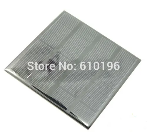 

10PCS/LOT 2W 5V/ 6V Mobile Photovoltaic Monocrystalline Solar Panels Generate Electricity Board