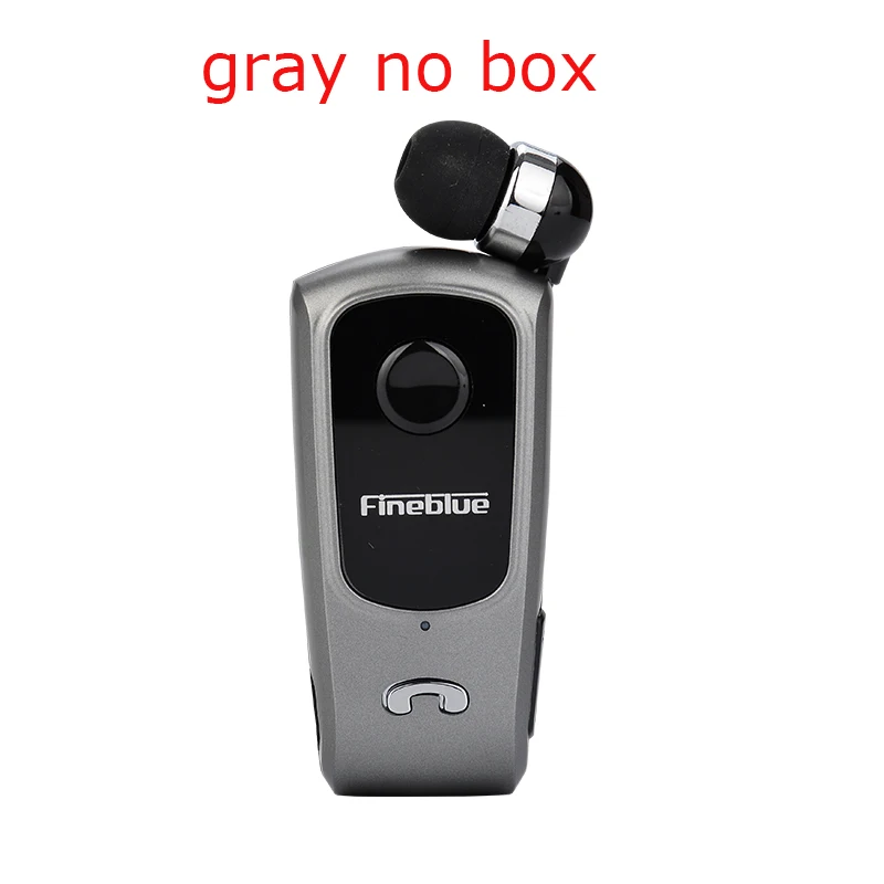 Fineblue F920 беспроводные Bluetooth наушники Auriculares водительские звонки напоминают о спортивной ходовой одежде гарнитура с зажимом для телефона бесплатный Чехол - Цвет: Gray no box