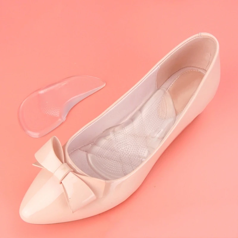 EYKOSI Мужская и женская силиконовая подушка для обуви, гелевая эластичная невидимая Подушечка Для пятки, буферная стелька, облегчающая боль, прозрачные новые подушечки
