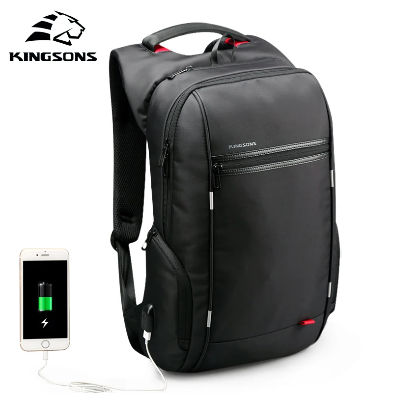 

KINGSONS 2019 New 15 Inch Protective Liner Laptop Backpack Men Women Fashion Backpack Business Leisure Travel Student Backpack