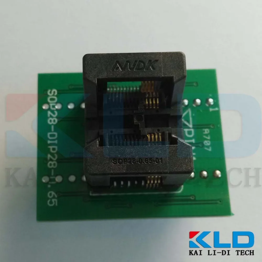 

sop28(28) to DIP28 IC socket Programmer,ANDK adapter Higher Quality than Enplas OTS-28-0.65-01 with twice lifetime