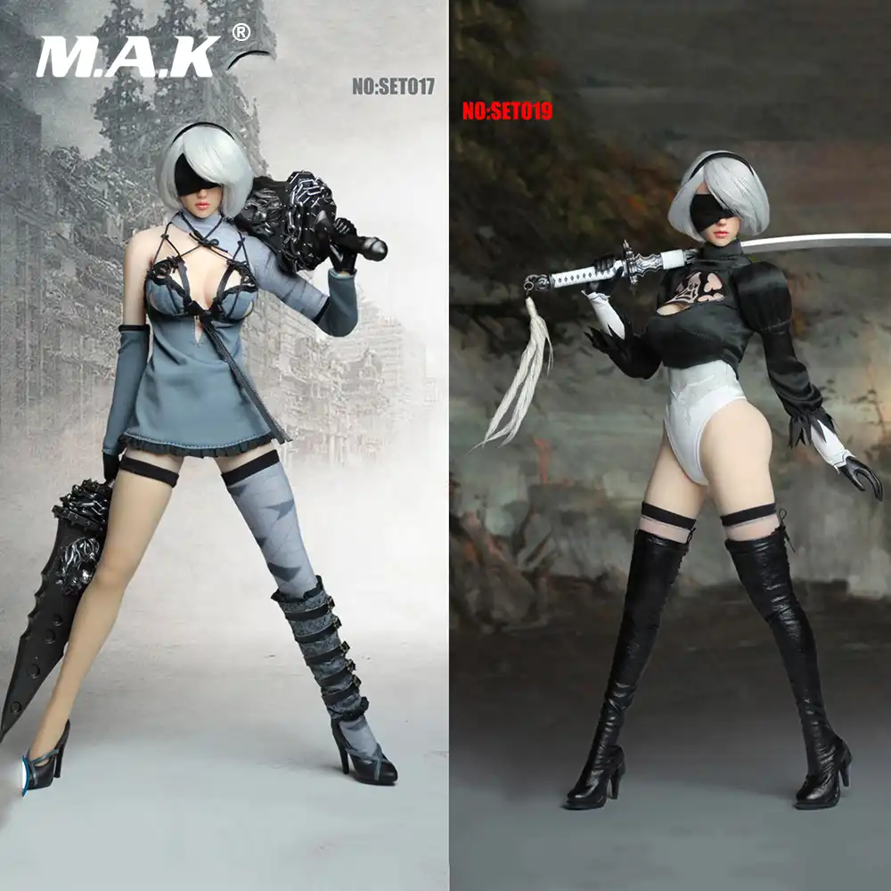 Set017 Ps4 Game 1 6 Nier Automata 2b Yorha No 2 Type B Girl Head Sculpt Clothing Sets Accessory For 12 Pale Figure Body Action Figures Aliexpress Set017 Ps4 Game 1 6 Nier Automata 2b Yorha No 2 Type B Girl Head Sculpt Clothing Sets Accessory For 12 Pale Figure Body Action Figures Aliexpress