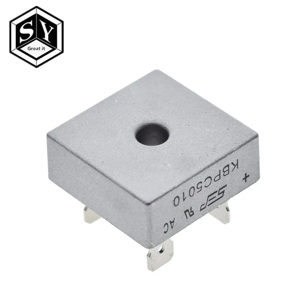 10 шт. большой IT KBPC5010 Мост диод GPP 50A 1000 V|100 pcs|10 pcs |