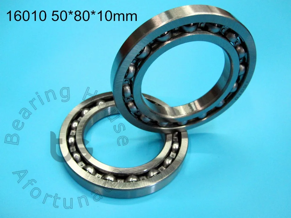 

16010 50*80*10(mm) 1Piece bearings 16010 chrome steel deep groove bearing