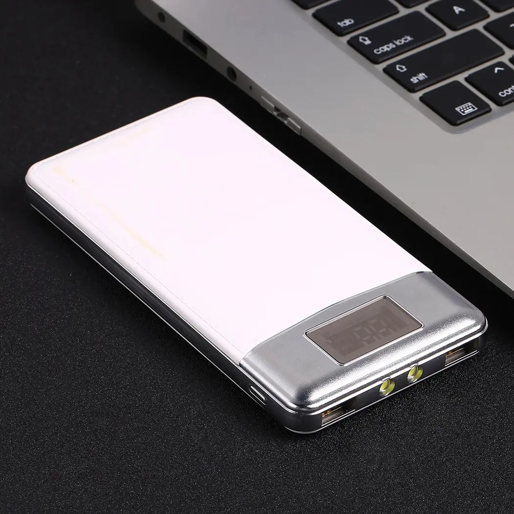 

10000mAh Power Bank LED External Battery Digital Display Lighting Portable Dual USB For Xiaomi IPhone Samsung