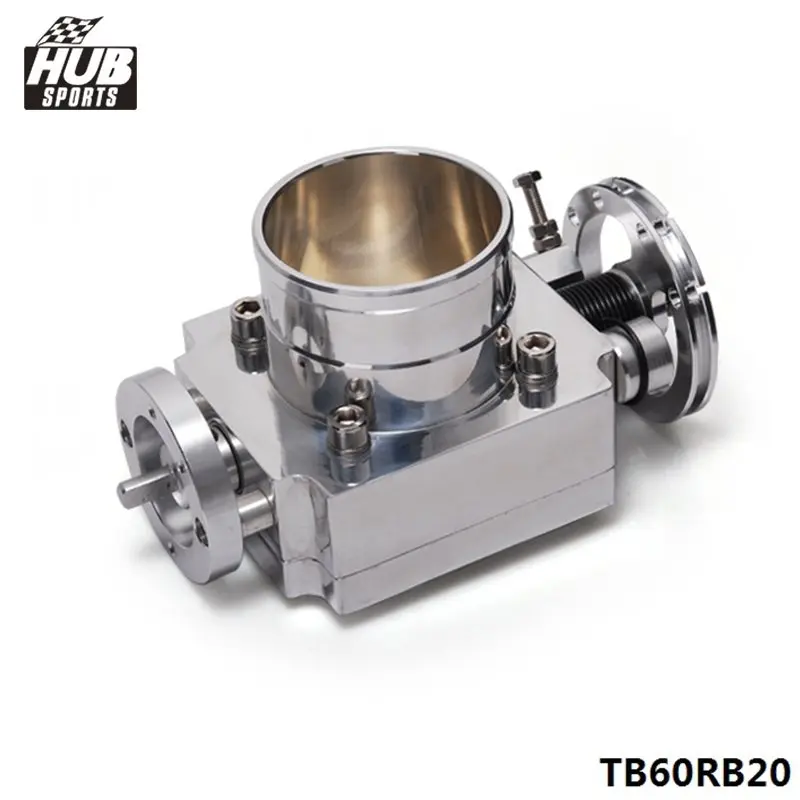 

FOR Nissan RB20 Universal High Flow Aluminum 60mm Intake Manifold Throttle Body HU-TB60RB20